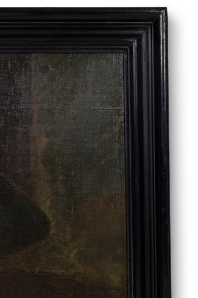 Dutch Man with Large Hat Portrait