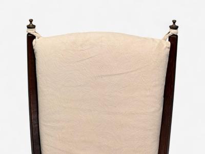 Dutch Modern Oak Fabric Armchair Netherlands 1960s