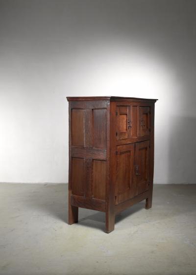 Dutch Renaissance oak cabinet
