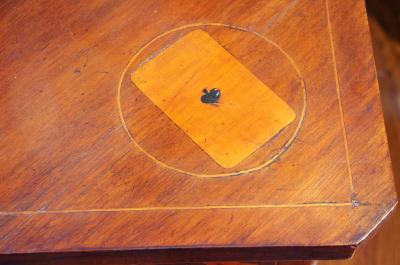 Dutch Rococo Style Mahogany and Fruitwood Marquetry Games Table