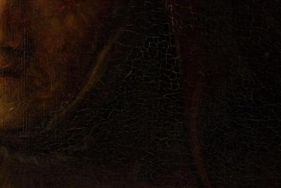 Dutch School Rembrandts Mother Portrait