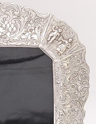 Dutch Silver Plate Picture Frame circa 1930