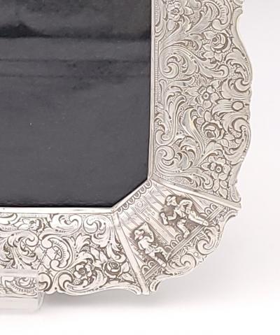 Dutch Silver Plate Picture Frame circa 1930