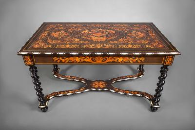 Dutch Writing Table with Inlay