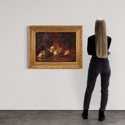 Dutch painting still life signed and dated