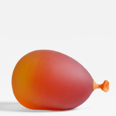 Dylan Martinez Glass Sculpted Water Balloon Sunset Orange 