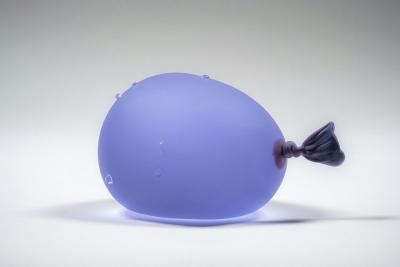 Dylan Martinez Light Purple Water Balloon with Droplets