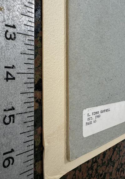 E Simms Campbell Harem Sexy Nude Girl Illustration for Playboy First Black Illustrator