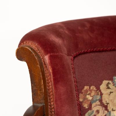 E W Godwin Attributed an Anglo Japanese Circular Armchair with Fan Shaped Arms