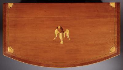 EAGLE INLAID CHEST OF DRAWERS