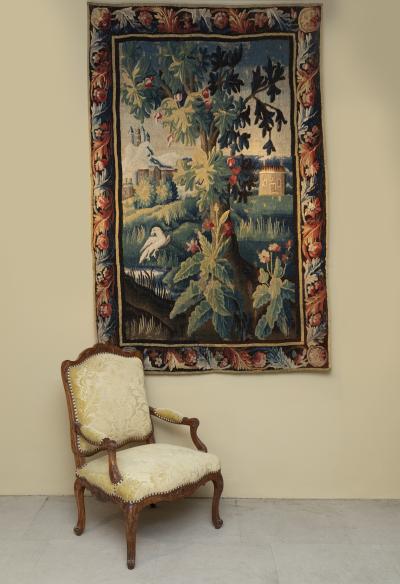 EARLY 18TH CENTURY AUBUSSON TAPESTRY