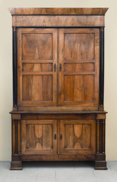 EARLY 19TH CENTURY EMPIRE BUFFET A DEUX CORPS