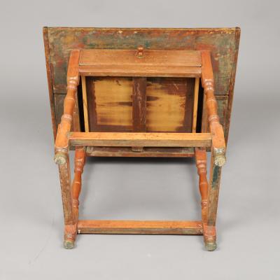 EARLY QUEEN ANNE ONE DRAWER TAVERN TABLE
