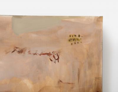 EARTHY II ABSTRACT ON CANVAS by HUDA HASHIM