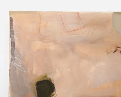 EARTHY II ABSTRACT ON CANVAS by HUDA HASHIM