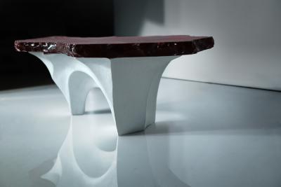 EDUARD LOCOTA 21st Century Primal Table Sculpted by Eduard Locota Resin and Jesmonite