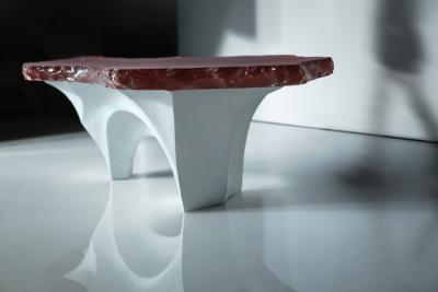 EDUARD LOCOTA 21st Century Primal Table Sculpted by Eduard Locota Resin and Jesmonite