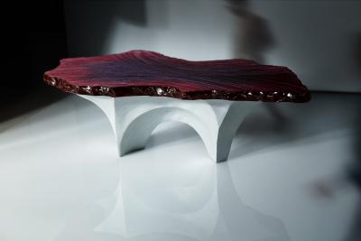 EDUARD LOCOTA 21st Century Primal Table Sculpted by Eduard Locota Resin and Jesmonite