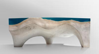 EDUARD LOCOTA Crete Table Sculpture By Eduard Locota
