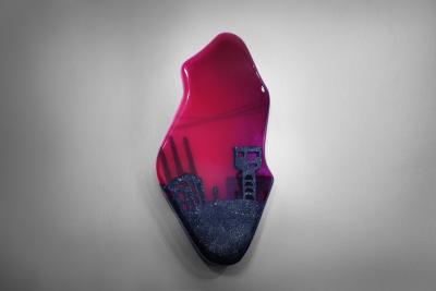 EDUARD LOCOTA Dawn Wall Lamp Sconce Sculpture by Eduard Locota Acrylic Glass