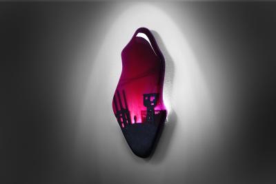 EDUARD LOCOTA Dawn Wall Lamp Sconce Sculpture by Eduard Locota Acrylic Glass