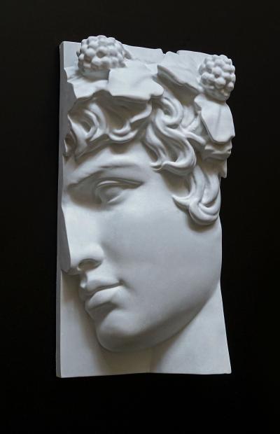EDUARD LOCOTA Frieze Antinous Contemporary Art Decorative Sculpture by Eduard Locota
