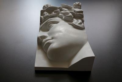 EDUARD LOCOTA Frieze Antinous Contemporary Art Decorative Sculpture by Eduard Locota