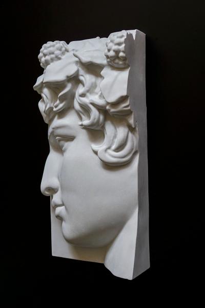 EDUARD LOCOTA Frieze Antinous Contemporary Art Decorative Sculpture by Eduard Locota