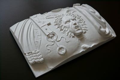 EDUARD LOCOTA Frieze Caesar Contemporary Art Decorative Sculpture by Eduard Locota