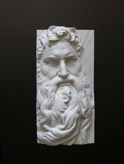 EDUARD LOCOTA Frieze Moses Contemporary Art Decorative Sculpture by Eduard Locota