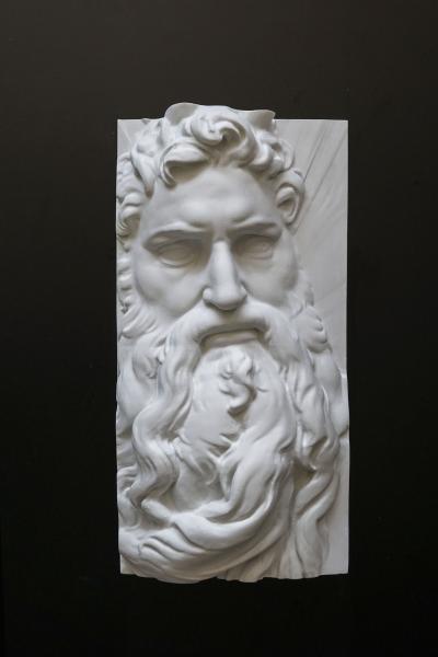 EDUARD LOCOTA Frieze Moses Contemporary Art Decorative Sculpture by Eduard Locota
