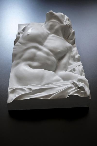 EDUARD LOCOTA Frieze Pieta Contemporary Art Decorative Sculpture by Eduard Locota
