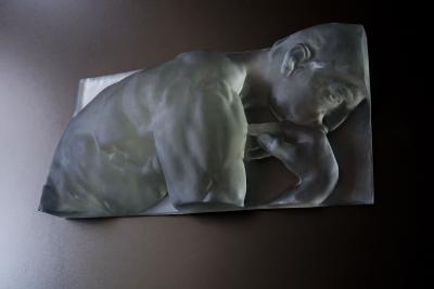 EDUARD LOCOTA Frieze Rodin Contemporary Art Decorative Sculpture by Eduard Locota