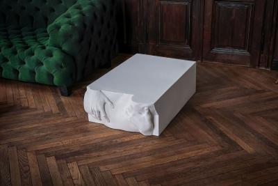 EDUARD LOCOTA Frieze Side Table By Eduard Locota