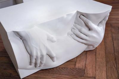 EDUARD LOCOTA Frieze Side Table By Eduard Locota