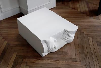 EDUARD LOCOTA Frieze Side Table By Eduard Locota