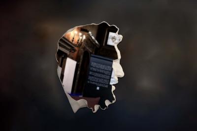 EDUARD LOCOTA Laocoon Mirror Sculpture Augmented Reality by Eduard Locota