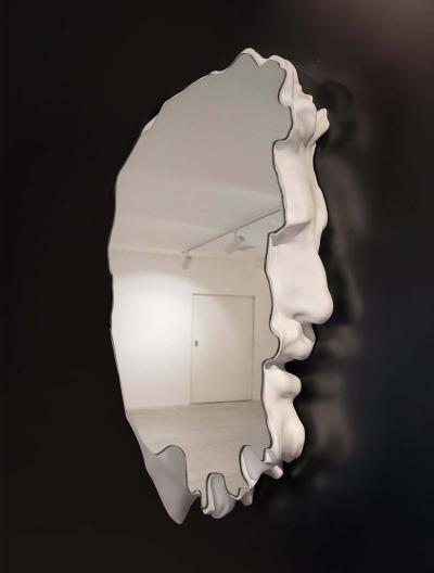 EDUARD LOCOTA Laocoon Mirror Sculpture with Augmented Reality by Eduard Locota