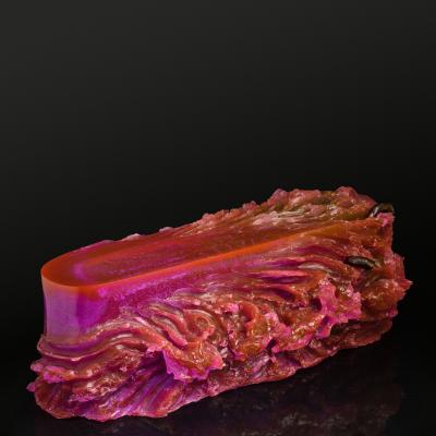 EDUARD LOCOTA Materiality Vol 3 Bench by Eduard Locota Acrylic Glass Resin Sculpture