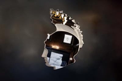 EDUARD LOCOTA Minerva Mirror Sculpture Augmented Reality by Eduard Locota