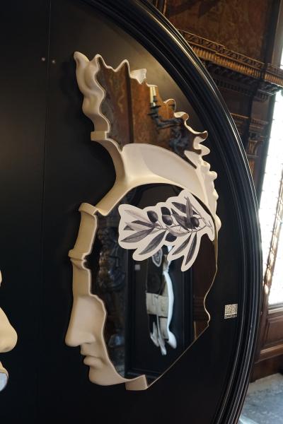 EDUARD LOCOTA Minerva Mirror Sculpture Augmented Reality by Eduard Locota