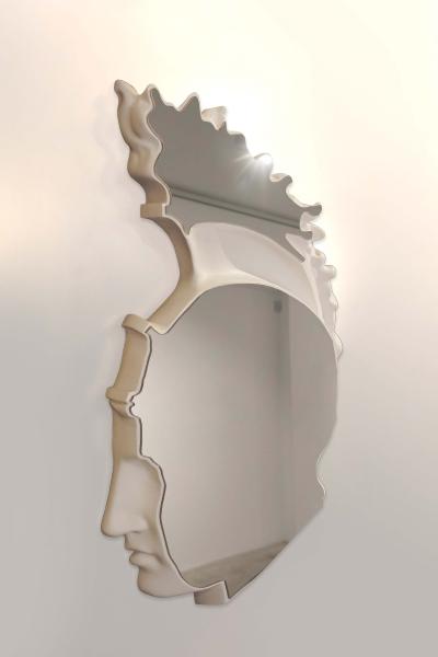 EDUARD LOCOTA Minerva Mirror Sculpture Augmented Reality by Eduard Locota
