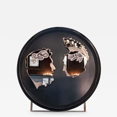 EDUARD LOCOTA Minerva Mirror Sculpture Augmented Reality by Eduard Locota