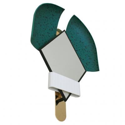 ELENA SALMISTRARO Contemporary Italian Green Bonnet Mirror Designed by Elena Salmistraro