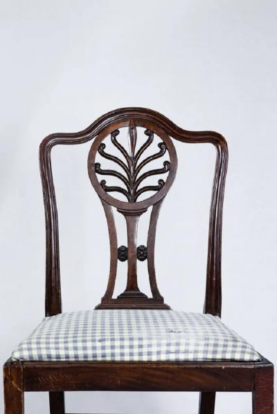 ENGLISH NEOCLASSICAL SIDE CHAIR INV 0026