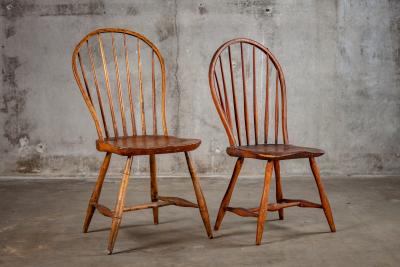 ENGLISH SPINDLEBACK SIDE CHAIRS