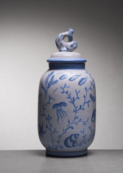 EVA JANCKE BJ RK Eva Jancke Bjork ceramic vase for Bo Fajans