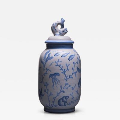EVA JANCKE BJ RK Eva Jancke Bjork ceramic vase for Bo Fajans