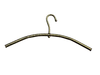 EXCEPTIONAL 1920s BRASS CLOTHING RACK WITH HAND DESIGN 26 FANCY BRASS HANGERS
