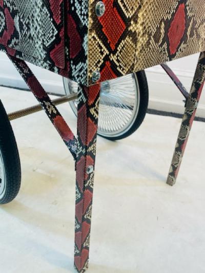 EXCEPTIONAL CUSTOM PYTHON FINISHED POPCORN MAKER CART